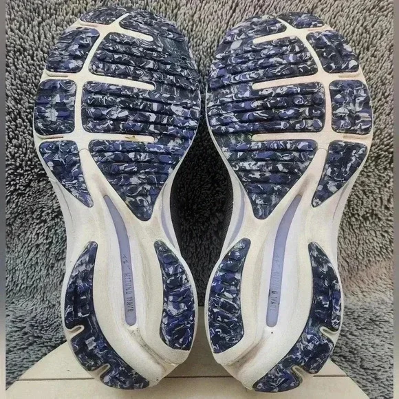 Mizuno Wave Rider 25 Running Shoes Sneakers Womens Size 9 Gray Purple - Picture 8 of 9